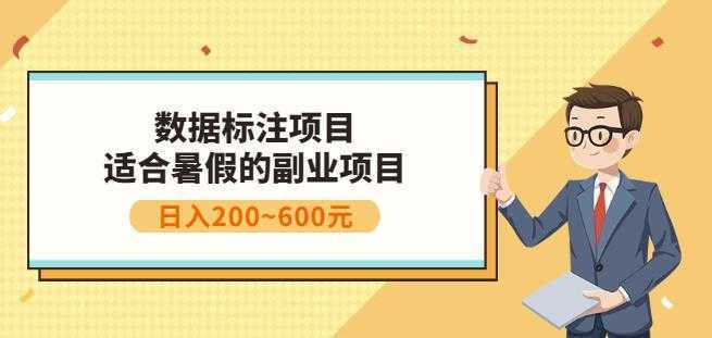 副业赚钱：人工智能数据标注项目，简单易上手，小白也能日入200+-韬哥副业项目资源网