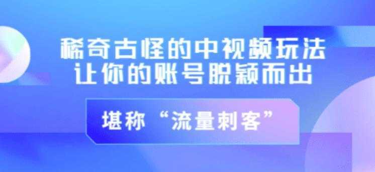 不讲李·稀奇古怪的冷门中视频冷门玩法，让你的账号脱颖而出，成为流量刺客！（图文+视频）-韬哥副业项目资源网