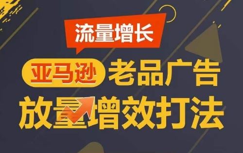 流量增长 亚马逊老品广告放量增效打法，短期内广告销量翻倍-韬哥副业项目资源网