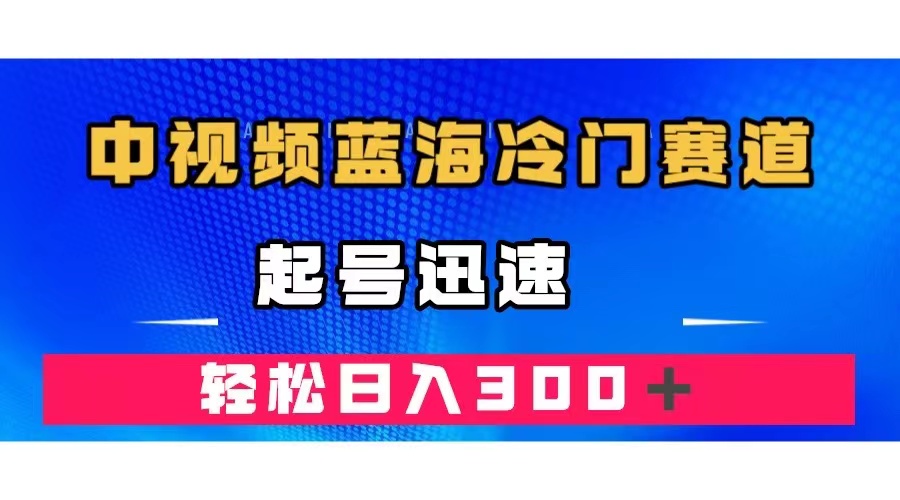 （7449期）中视频蓝海冷门赛道，韩国视频奇闻解说，起号迅速，日入300＋-韬哥副业项目资源网