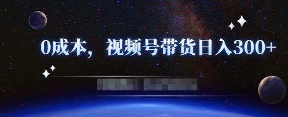 零基础视频号带货赚钱项目，0成本0门槛轻松日入300+【视频教程】-韬哥副业项目资源网