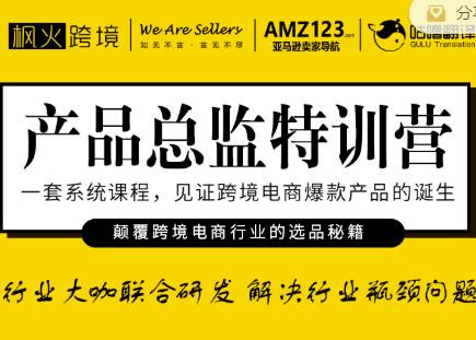 枫火跨境·产品总监特训营，行业大咖联合研发解决行业瓶颈问题-韬哥副业项目资源网