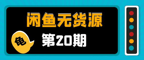 龟课·闲鱼无货源电商课程第20期：闲鱼项目操盘手带你从0到月入20万+-韬哥副业项目资源网