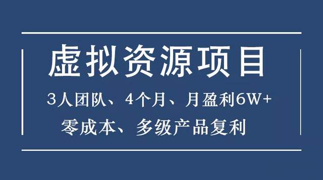 暴疯团队虚拟资源项目-新手、高客单价、多产品复利-韬哥副业项目资源网