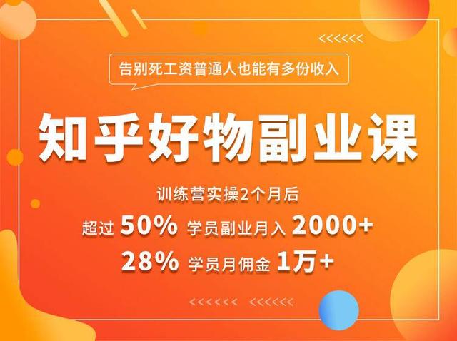 知乎好物推荐副业课：矩阵多账号高佣金秘密，普通人也可以副业月入过万-韬哥副业项目资源网