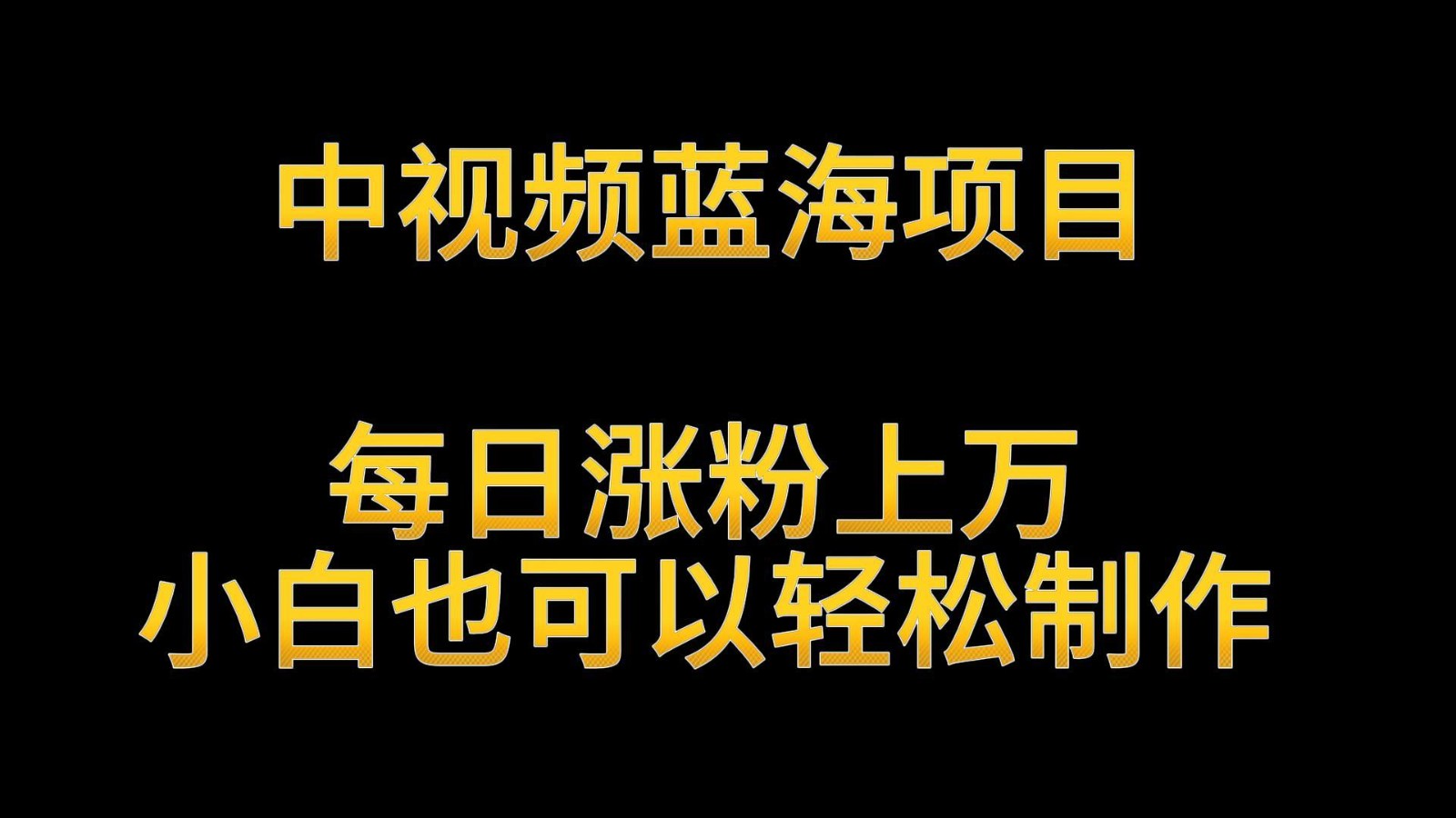 中视频蓝海项目，解读英雄人物生平，每日涨粉上万，小白也可以轻松制作，月入过万-韬哥副业项目资源网