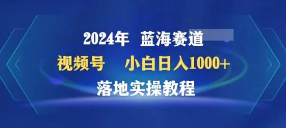 2024年视频号蓝海赛道百家讲坛，小白日入1000+，落地实操教程【揭秘】-韬哥副业项目资源网