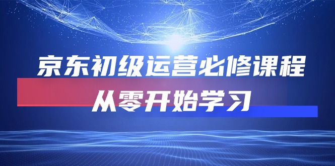 （10261期）京东初级运营必修课程，从零开始学习-韬哥副业项目资源网