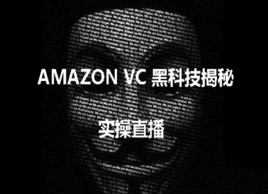 实际操作：AMAZON VC害人不浅高科技揭密，跨境电商亚马逊平台实例教程-韬哥副业项目资源网