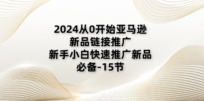 （11224期）2024从0开始亚马逊新品链接推广，新手小白快速推广新品的必备-15节-韬哥副业项目资源网