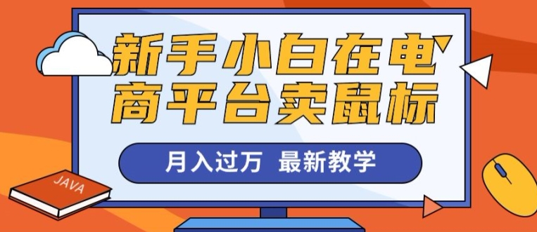 新手入门在电商平台卖电脑鼠标月入了万，最新赚钱课堂教学-韬哥副业项目资源网