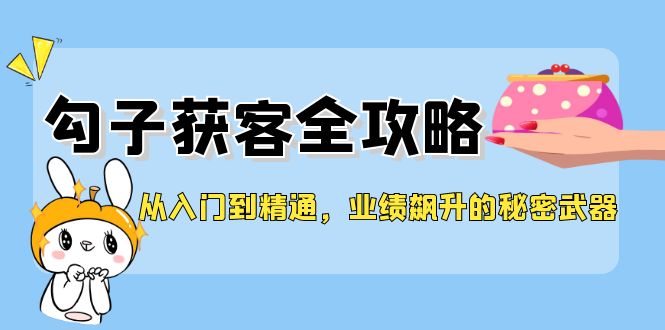 （12247期）从入门到精通，勾子获客全攻略，业绩飙升的秘密武器-韬哥副业项目资源网