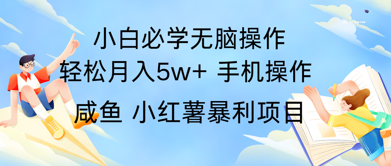 全网首发2024最暴利手机操作项目，简单无脑操作，每单利润最少500+-韬哥副业项目资源网