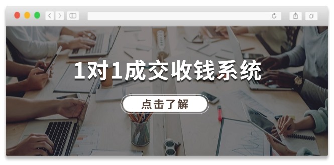 （11936期）1对1成交 收钱系统，十年专注于引流和成交，全网130万+粉丝-韬哥副业项目资源网