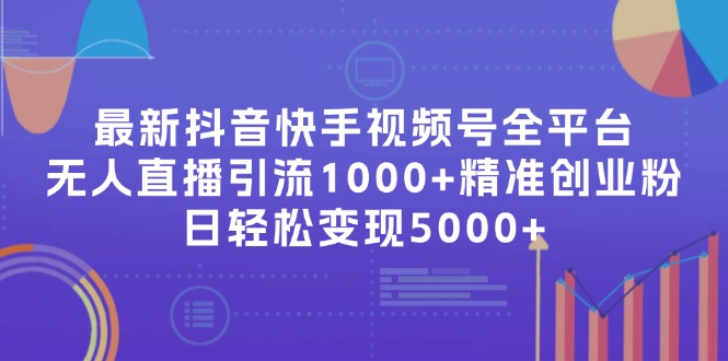 （11970期）最新抖音快手视频号全平台无人直播引流1000+精准创业粉，日轻松变现5000+-韬哥副业项目资源网