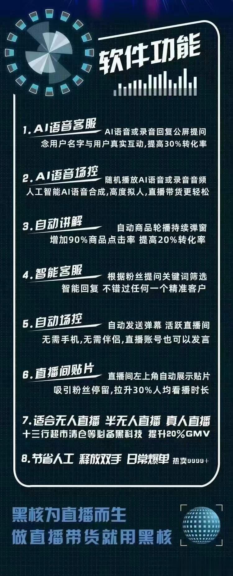 （4733期）【高端精品】外面收费998的黑核AI爆单助手，直播场控必备【永久版脚本】-韬哥副业项目资源网