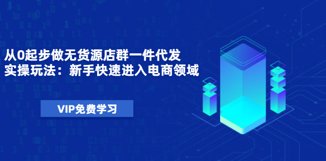 （1471期）从0起步做无货源店群一件代发实操玩法：新手快速进入电商领域（40节视频）-韬哥副业项目资源网