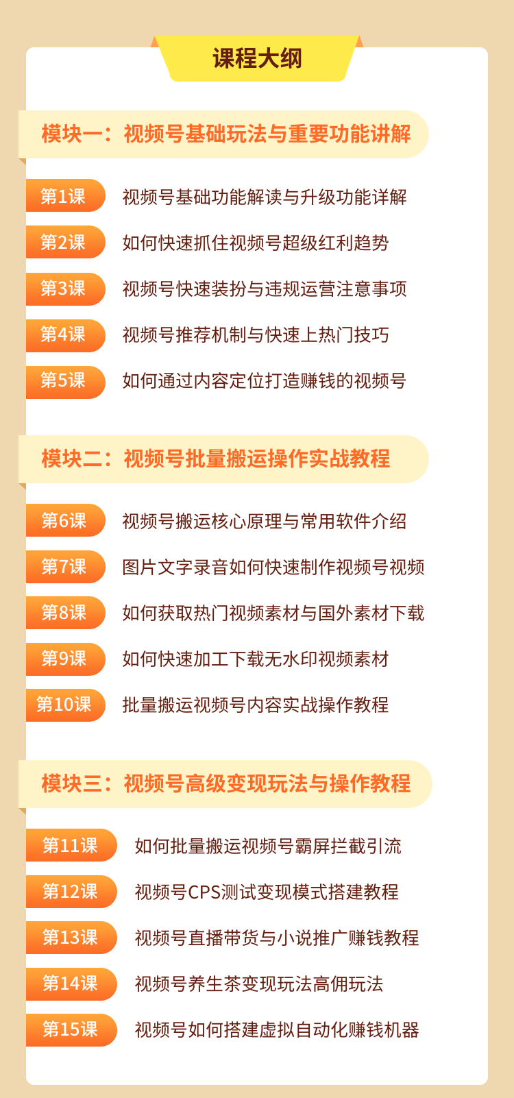 （1533期）视频号批量运营实战操作赚钱教程，让你一天创作100个高质量视频！-韬哥副业项目资源网