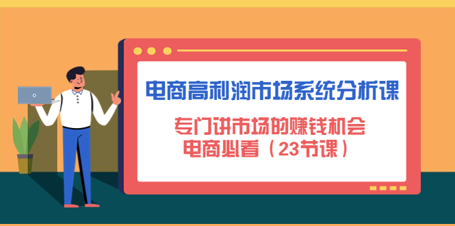 （4572期）电商高利润市场系统分析课：专门讲市场的赚钱机会，电商必看（23节课）-韬哥副业项目资源网