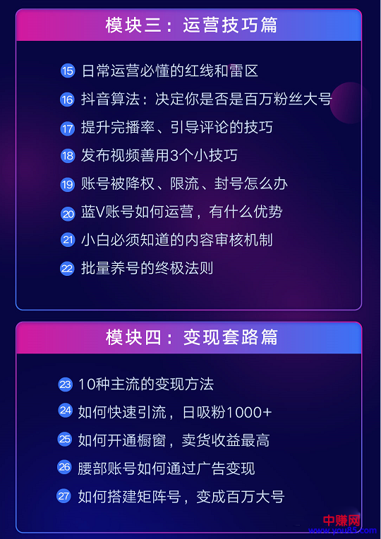 （935期）抖音赚钱实战新手特训营：暴利变现，单账号营收10W+（33集视频课）