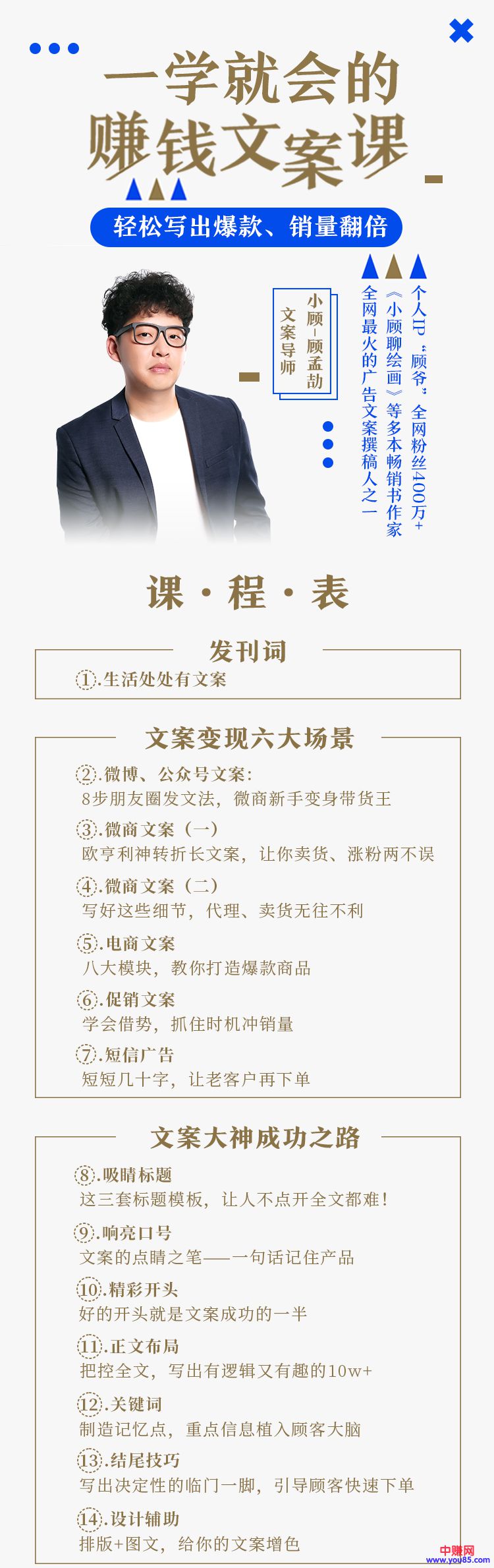 （921期）某网付费课程：一学就会的赚钱文案课，轻松写出爆款 销量翻倍