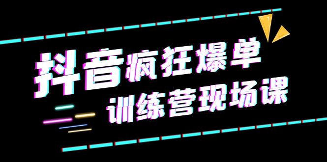 （6241期）抖音短视频疯狂-爆单训练营现场课（新）直播带货+实战案例-韬哥副业项目资源网