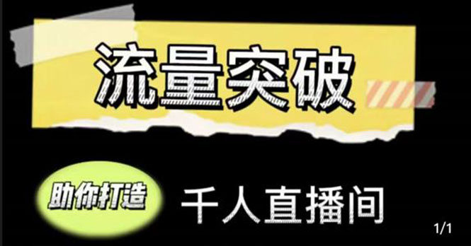 （4163期）直播运营实战视频课，助你打造千人直播间（14节视频课）-韬哥副业项目资源网