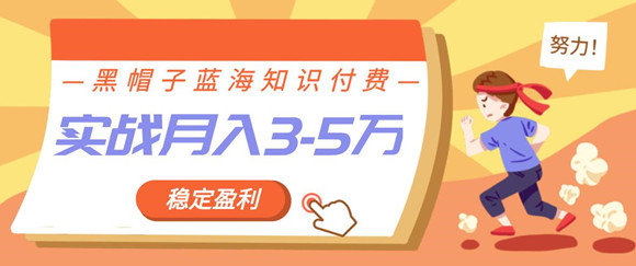 （1158期）蓝海知识付费众筹项目实战班，持续稳定盈利，实战月入3-5w项目-韬哥副业项目资源网