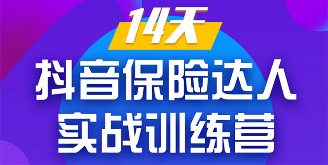 （1357期）《14天抖音保险达人实战训练营》从0开始-搭建账号-拍摄剪辑-获客到打造爆款-韬哥副业项目资源网